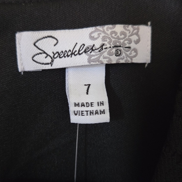 NWT Speechless Purple And Blue Floral Dress Size 7 - Picture 8 of 8